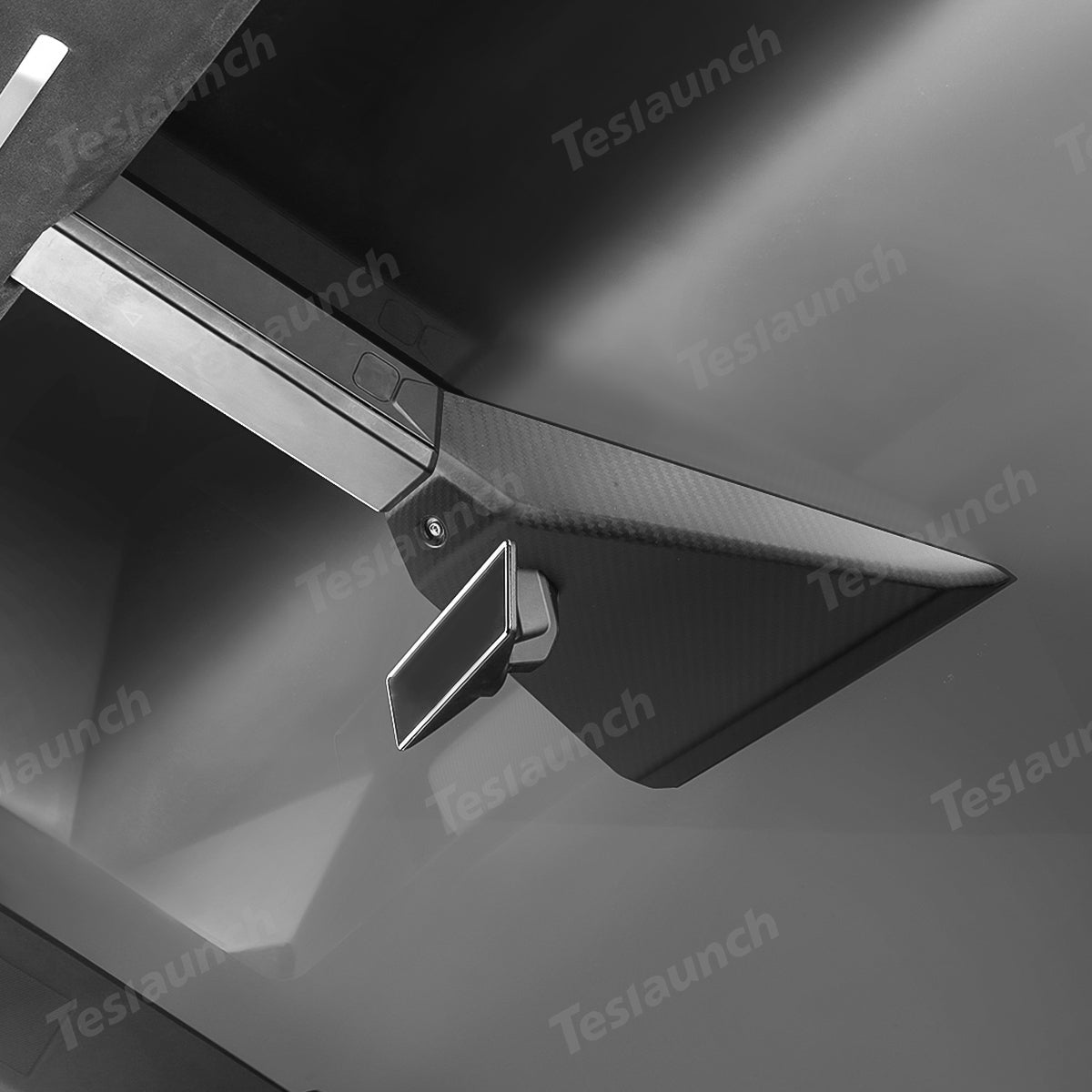 [Real Carbon Fiber] Cabin Camera Trim Cover for Tesla Cybertruck - T-Launch
