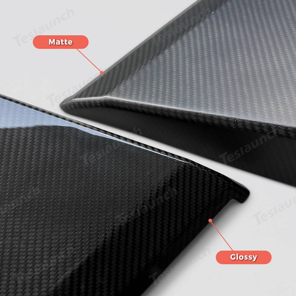 [Real Carbon Fiber] Cabin Camera Trim Cover for Tesla Cybertruck - T-Launch