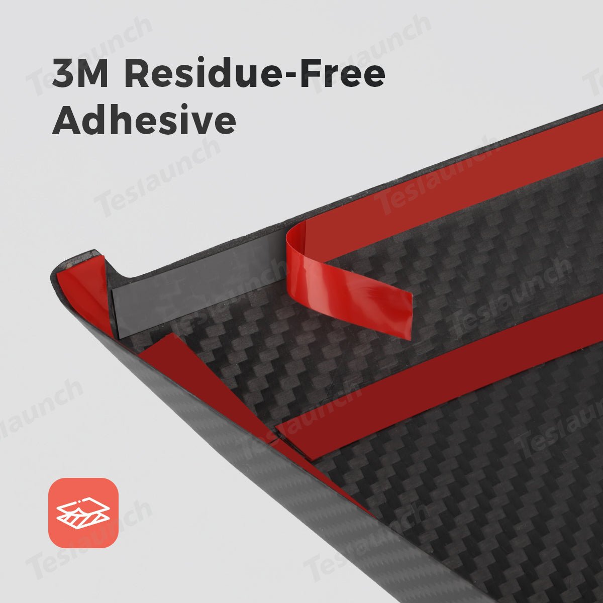 [Real Carbon Fiber] Cabin Camera Trim Cover for Tesla Cybertruck - T-Launch