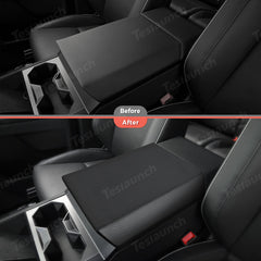 [Real Carbon Fiber] Center Console Armrest Cover for Cybertruck - T-Launch