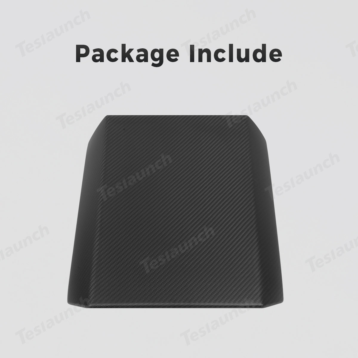 [Real Carbon Fiber] Center Console Armrest Cover for Cybertruck - T-Launch