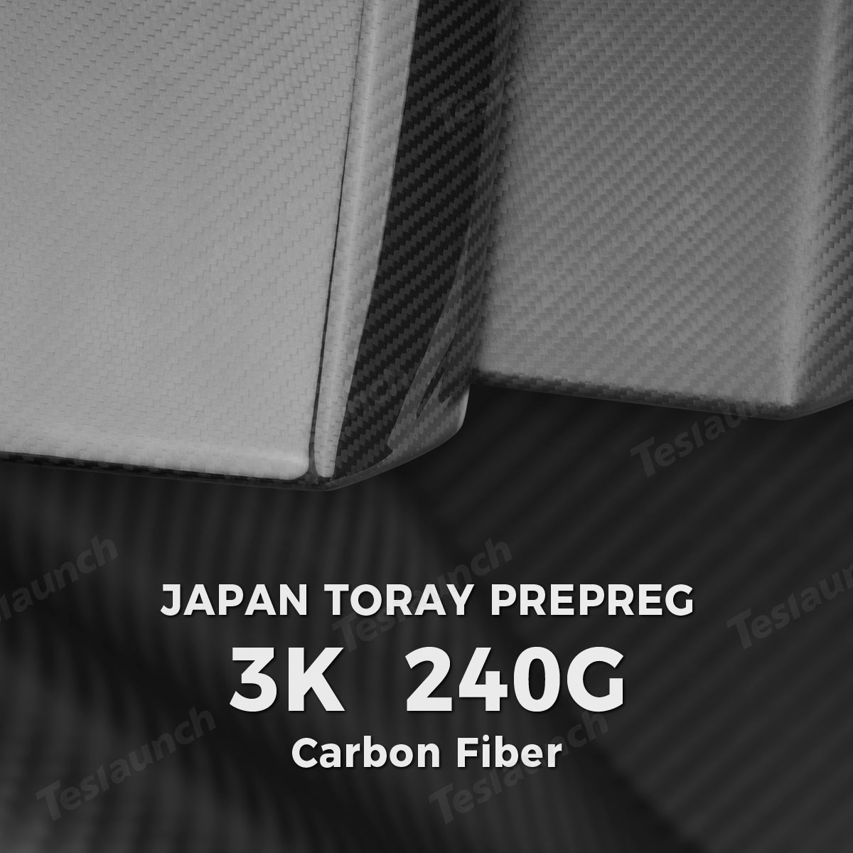 [Real Carbon Fiber] Center Console Armrest Cover for Cybertruck - T-Launch