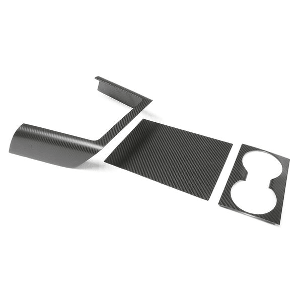[Real Carbon Fiber] Center Console Cover Kit For Model X 2021+ - T-Launch