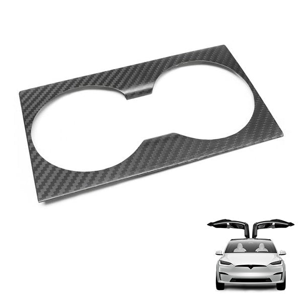 [Real Carbon Fiber] Center Console Cover Kit For Model X 2021+ - T-Launch