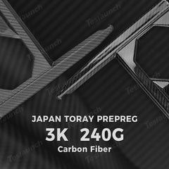 [Real Carbon Fiber] Center Console Cup Holder Panel Trim Cover for Cybertruck - T-Launch