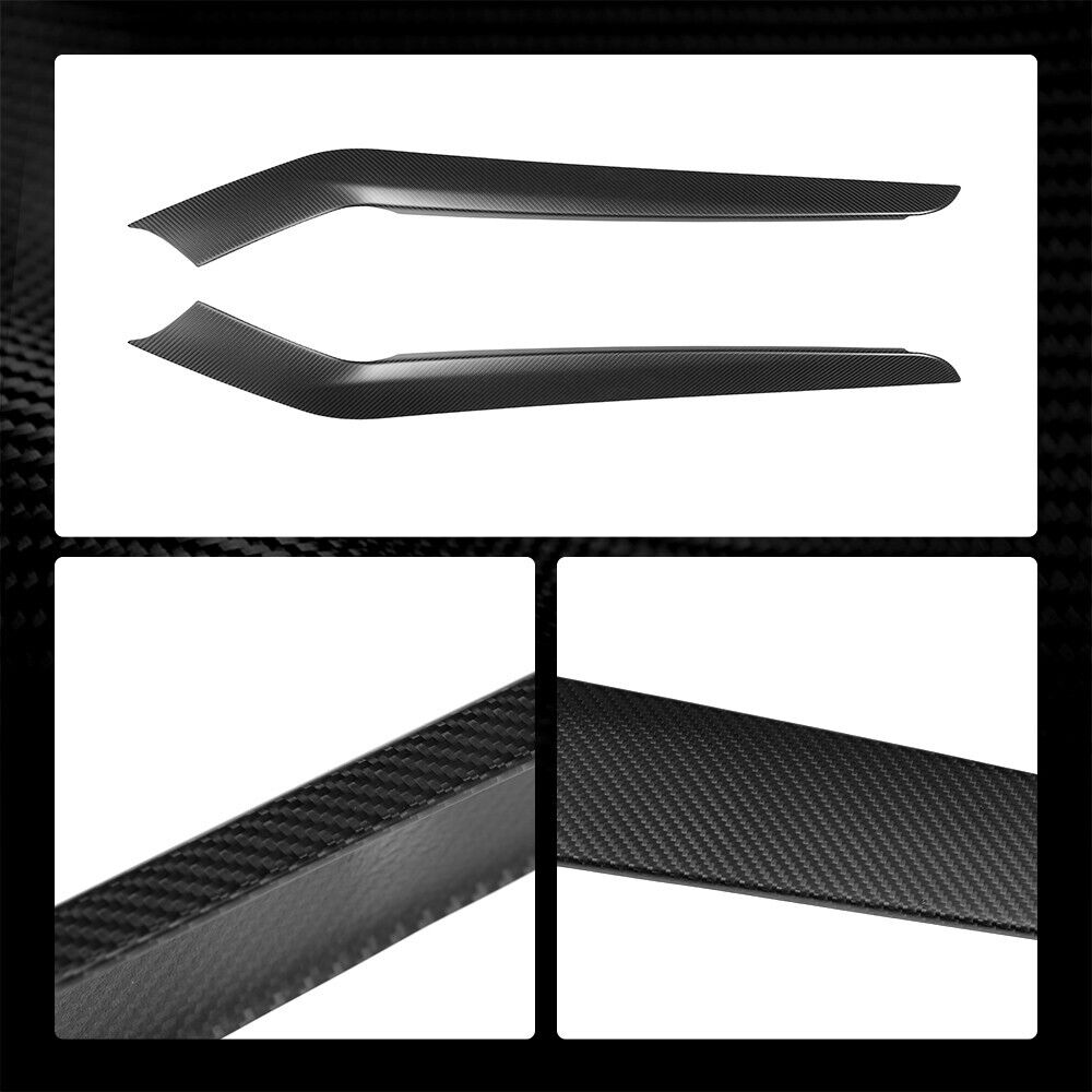 [Real Carbon Fiber] Center Console Side Interior Trim Panel For Tesla 2024+ Model 3 Highland - T-Launch