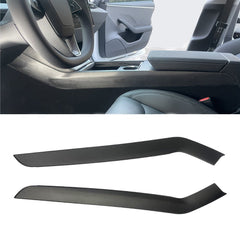 [Real Carbon Fiber] Center Console Side Interior Trim Panel For Tesla 2024+ Model 3 Highland - T-Launch