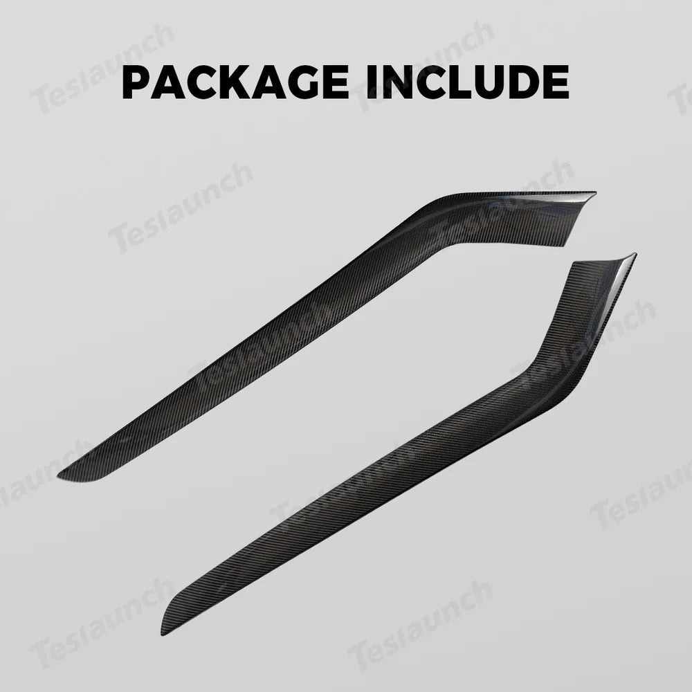 [Real Carbon Fiber] Center Console Side Interior Trim Panel for Tesla Model Y Juniper 2025+ - T-Launch
