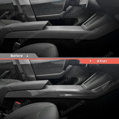 [Real Carbon Fiber] Center Console Side Interior Trim Panel for Tesla Model Y Juniper 2025+ - T-Launch