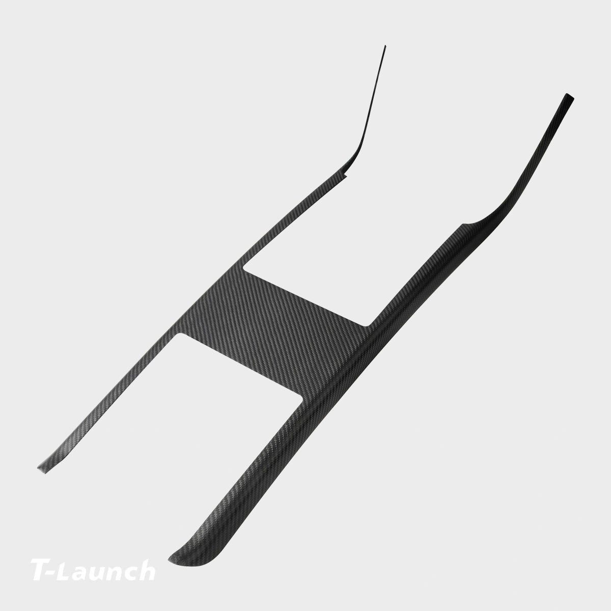 [Real Carbon Fiber] Center Console Side Trim Cover For Model X 2021+ - T-Launch