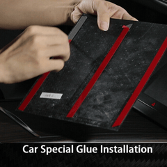 [Real Carbon Fiber] Center Console Trim Cover for Tesla Model S/X 2022+ - T-Launch