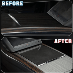 [Real Carbon Fiber] Center Console Trim Cover for Tesla Model S/X 2022+ - T-Launch
