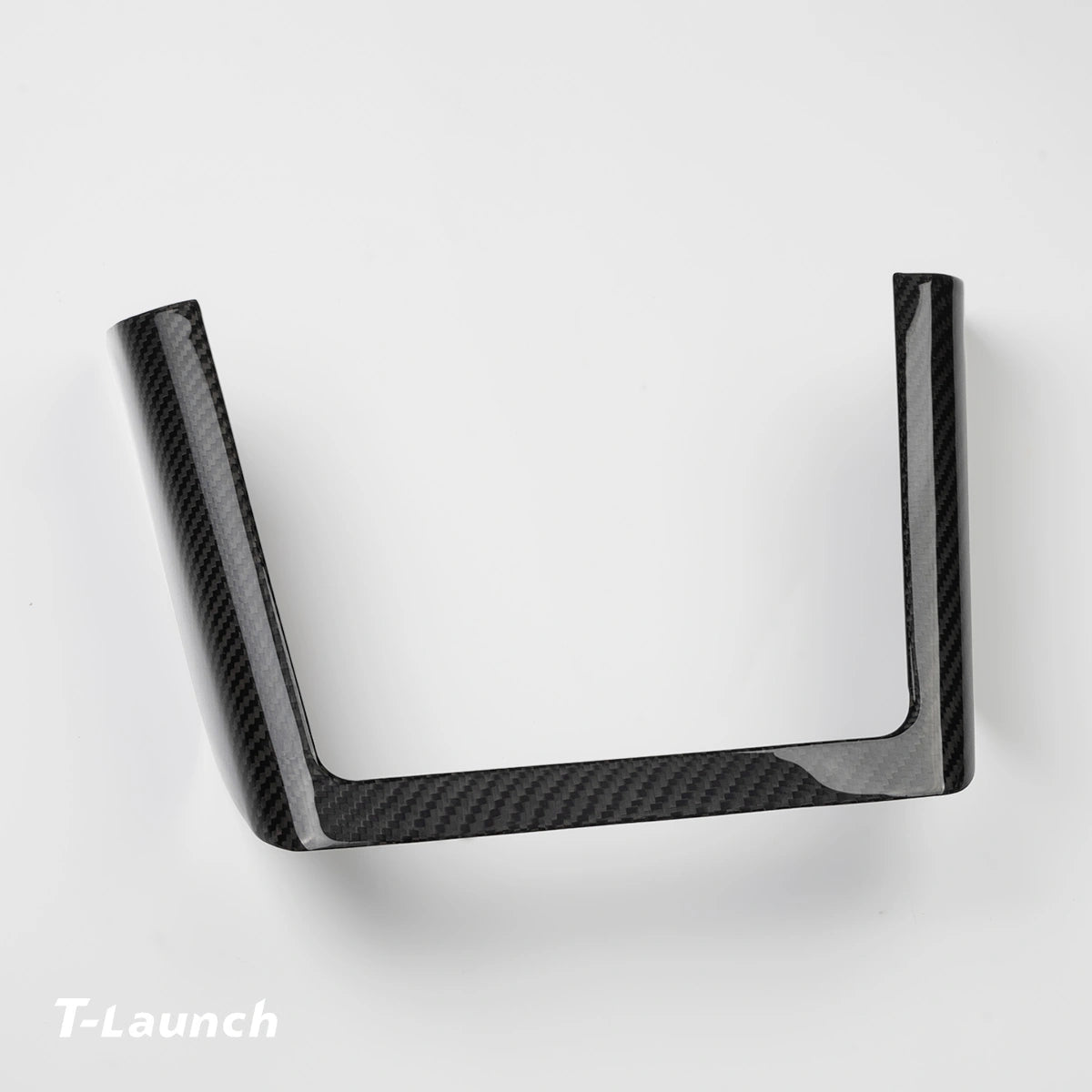 [Real Carbon Fiber] Central Control Charging Frame Cover For Model X 2021+ - T-Launch