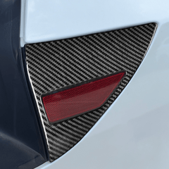 [Real Carbon Fiber] Charging Port Cover for Tesla 2024+ Model 3 Highland - T-Launch