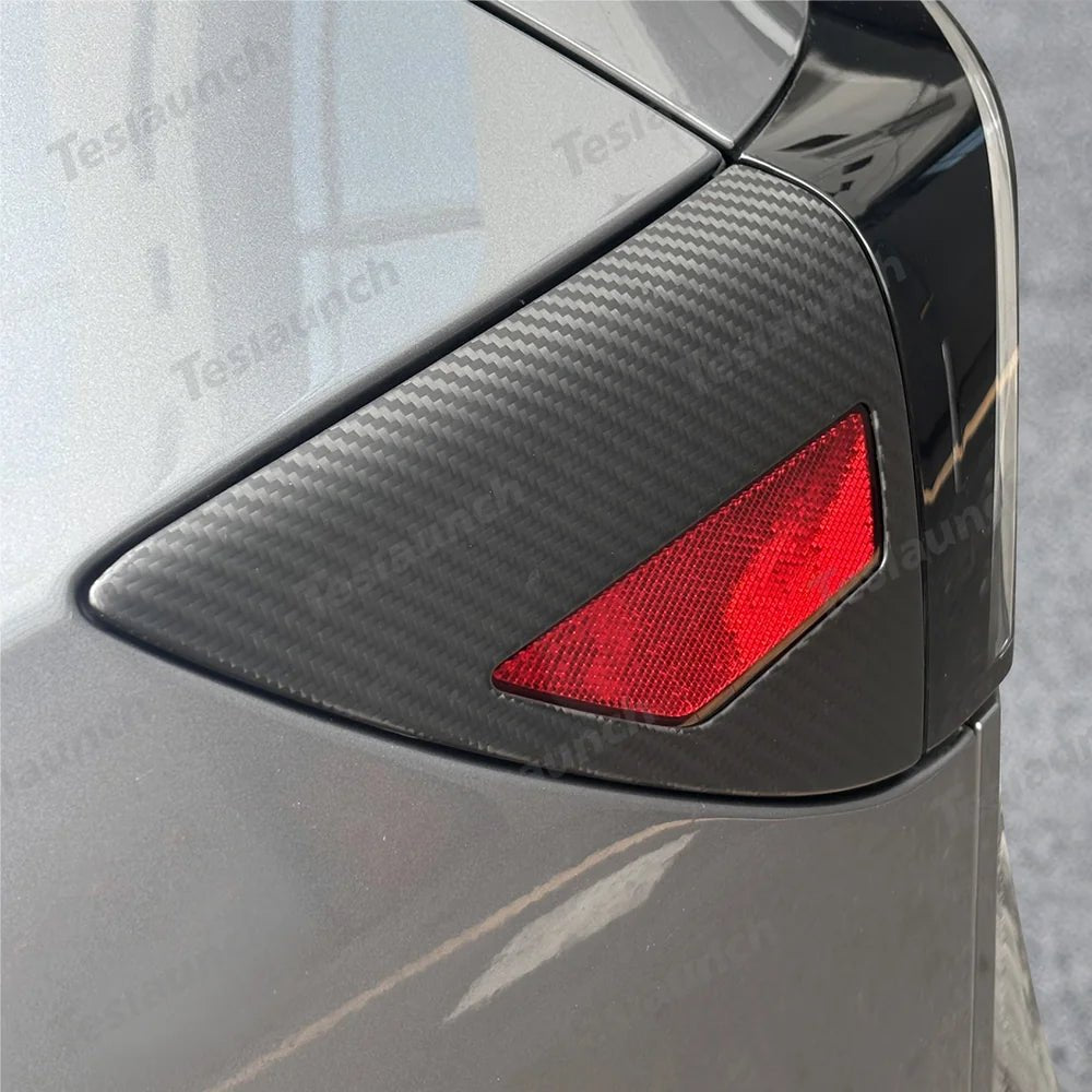[Real Carbon Fiber] Charging Port Cover for Tesla Model Y Juniper 2025+ - T-Launch