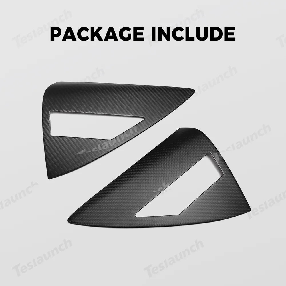 [Real Carbon Fiber] Charging Port Cover for Tesla Model Y Juniper 2025+ - T-Launch