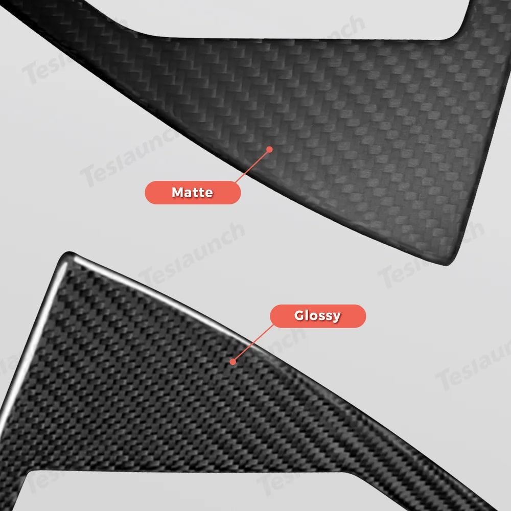 [Real Carbon Fiber] Charging Port Cover for Tesla Model Y Juniper 2025+ - T-Launch