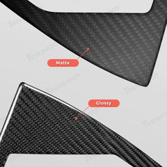[Real Carbon Fiber] Charging Port Cover for Tesla Model Y Juniper 2025+ - T-Launch