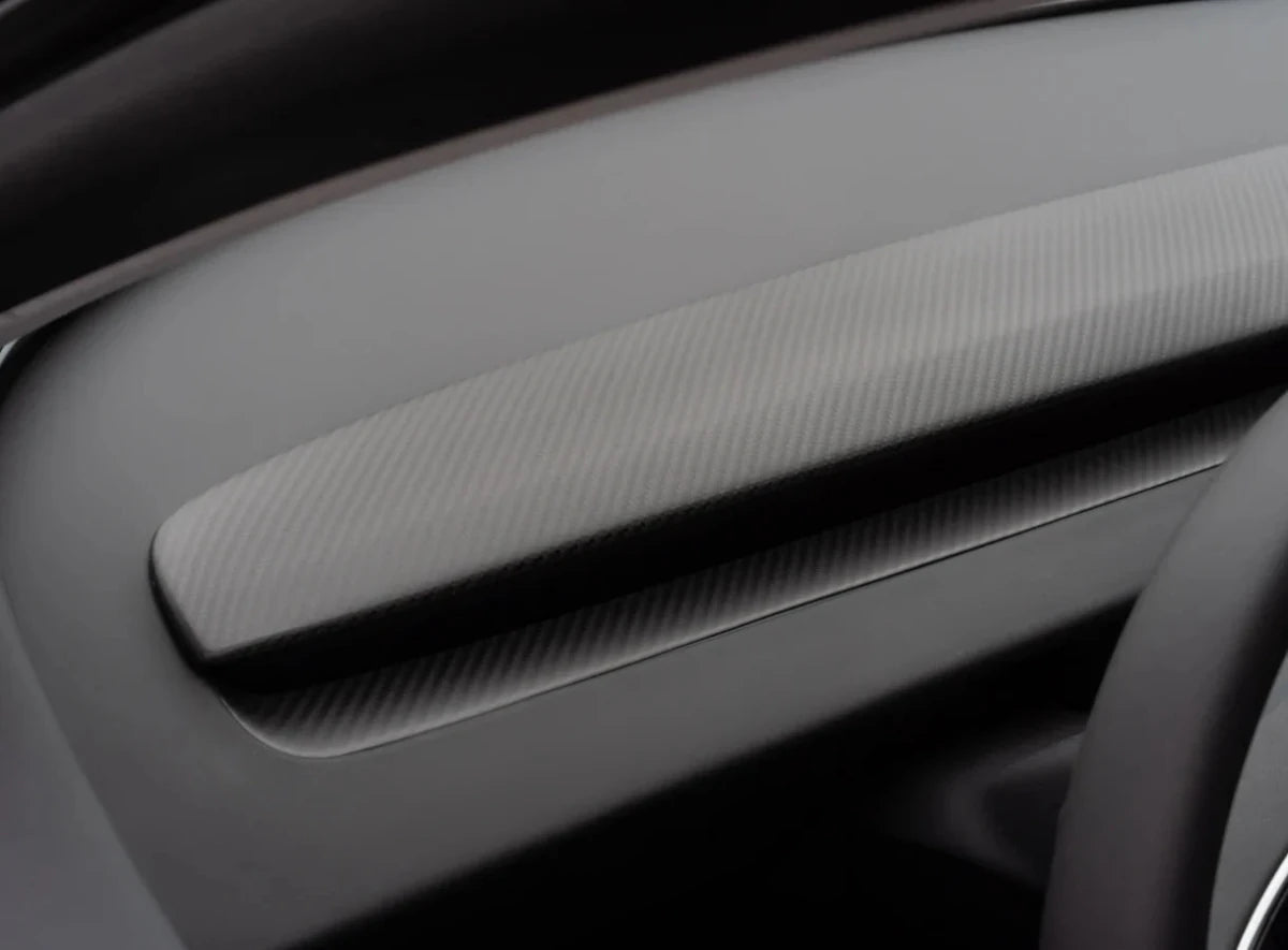 [Real Carbon Fiber] Dashboard Cover & Dashboard Air Outlet Cover for Tesla 2024+ Model 3 Highland - T-Launch