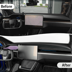 [Real Carbon Fiber] Dashboard Covers for Model S/X 2022+ - T-Launch