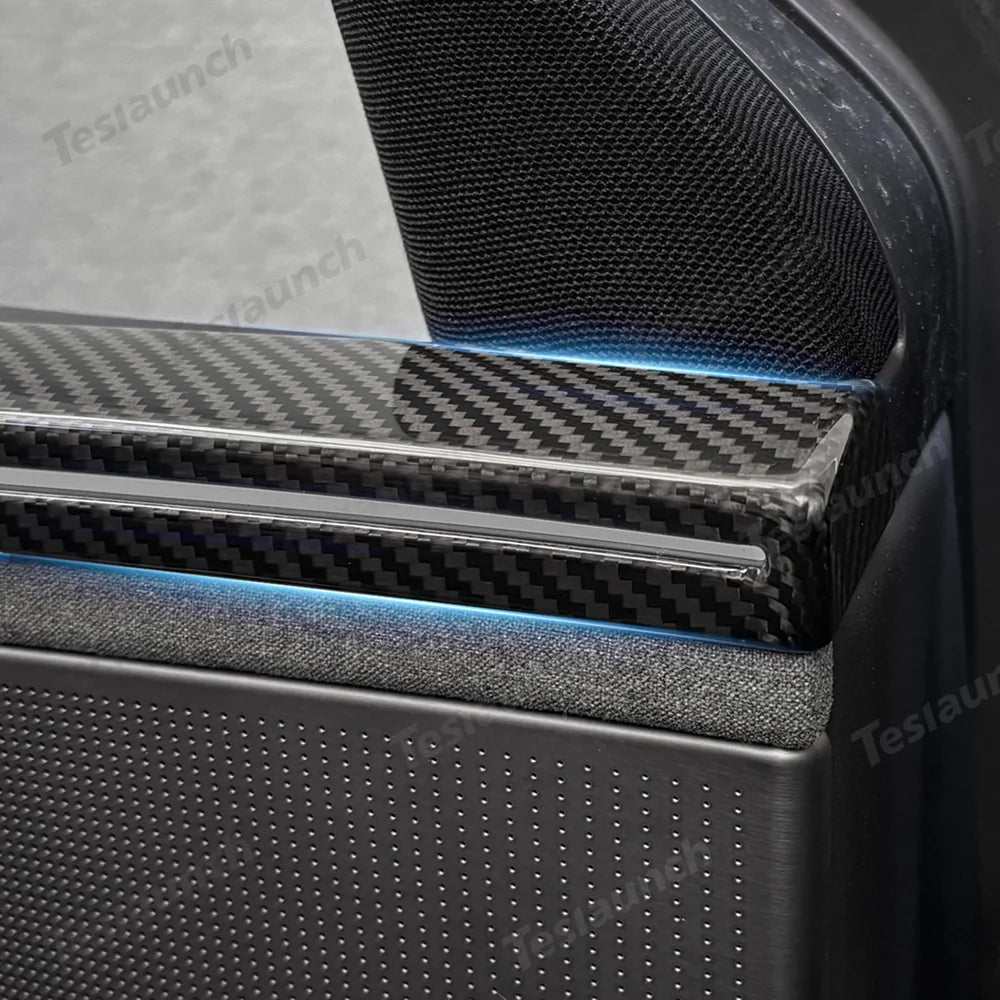 [Real Carbon Fiber] Door Trim Cover for Tesla Model Y Juniper 2025+ (4 Pcs) - T-Launch