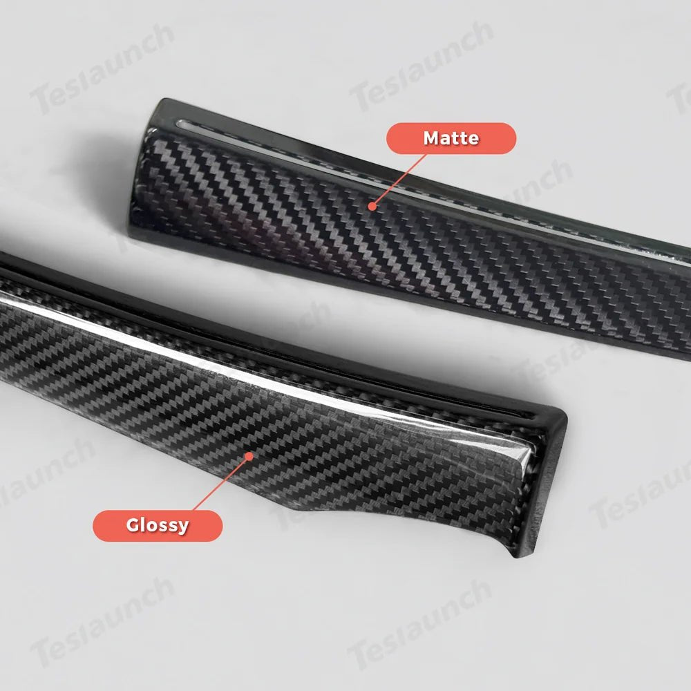 [Real Carbon Fiber] Door Trim Cover for Tesla Model Y Juniper 2025+ (4 Pcs) - T-Launch