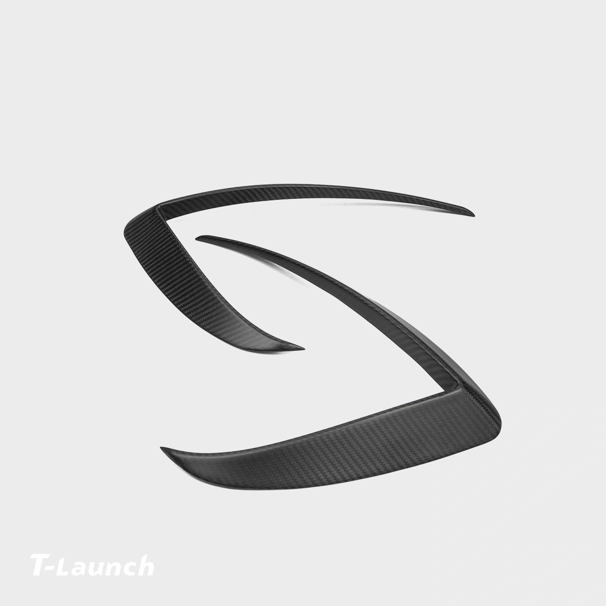 [Real Carbon Fiber] Fog Light Trim (2 Pcs) for Tesla Model X 2021+ - T-Launch
