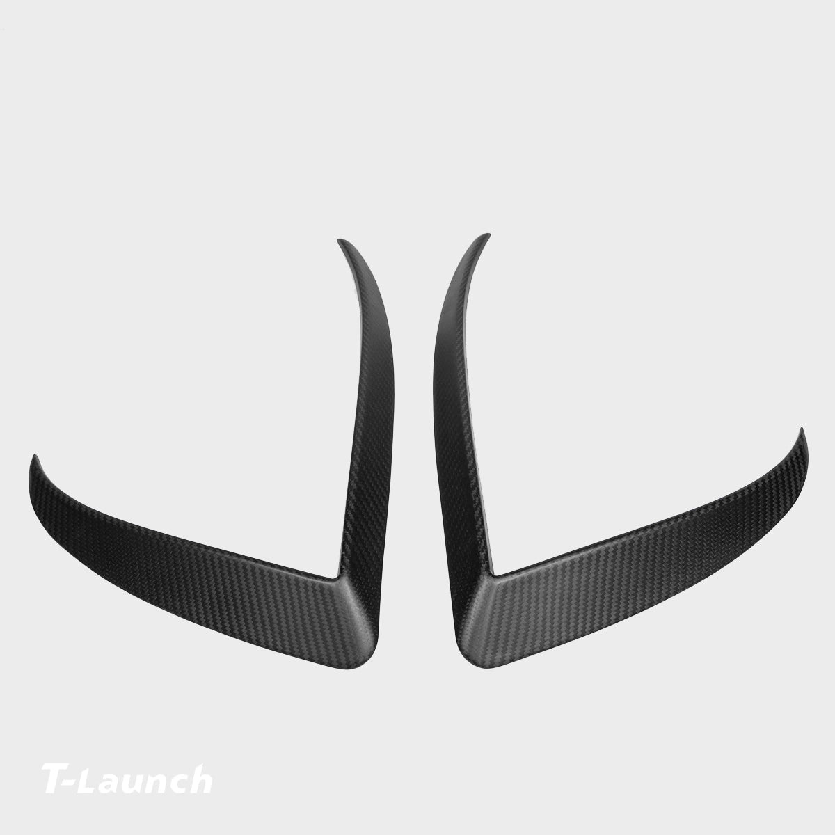 [Real Carbon Fiber] Fog Light Trim (2 Pcs) for Tesla Model X 2021+ - T-Launch