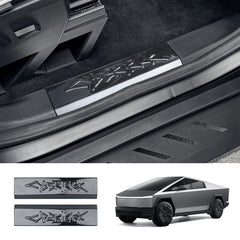 [Real Carbon Fiber] Front Door Sill Protector for Tesla Cybertruck (2 Pcs) - T-Launch