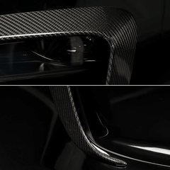 [Real Carbon Fiber] Front Fog Light Trim Covers (2PCS) for Tesla Model S 2022-2024 - T-Launch