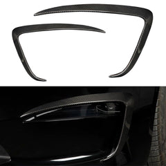 [Real Carbon Fiber] Front Fog Light Trim Covers (2PCS) for Tesla Model S 2022-2024 - T-Launch