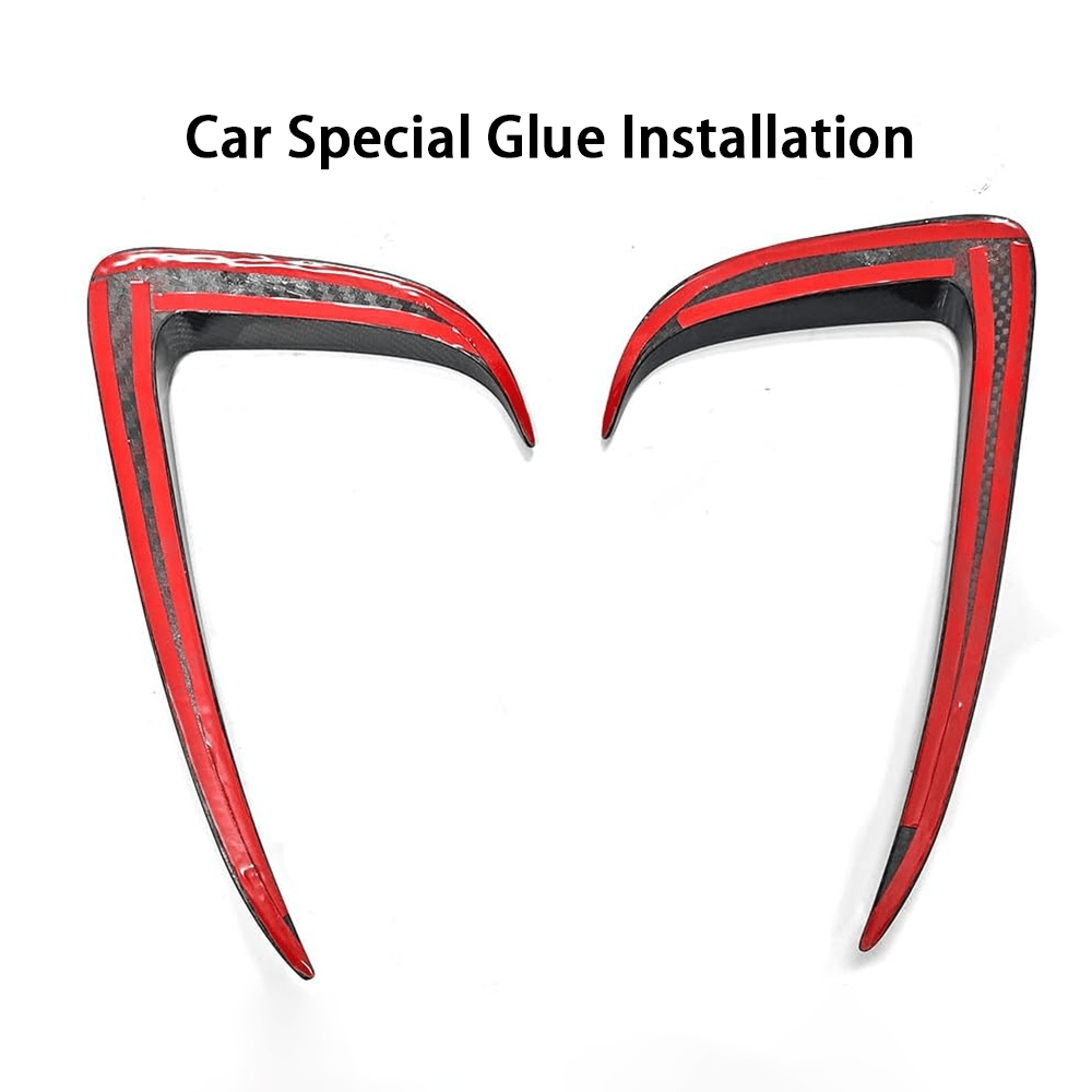 [Real Carbon Fiber] Front Fog Light Trim Covers (2PCS) for Tesla Model S 2022-2024 - T-Launch