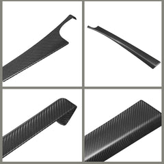 [Real Carbon Fiber] Front & Rear Door Upper Overlay Covers (4 PCS) for Tesla Model 3 Highland 2024+ - T-Launch