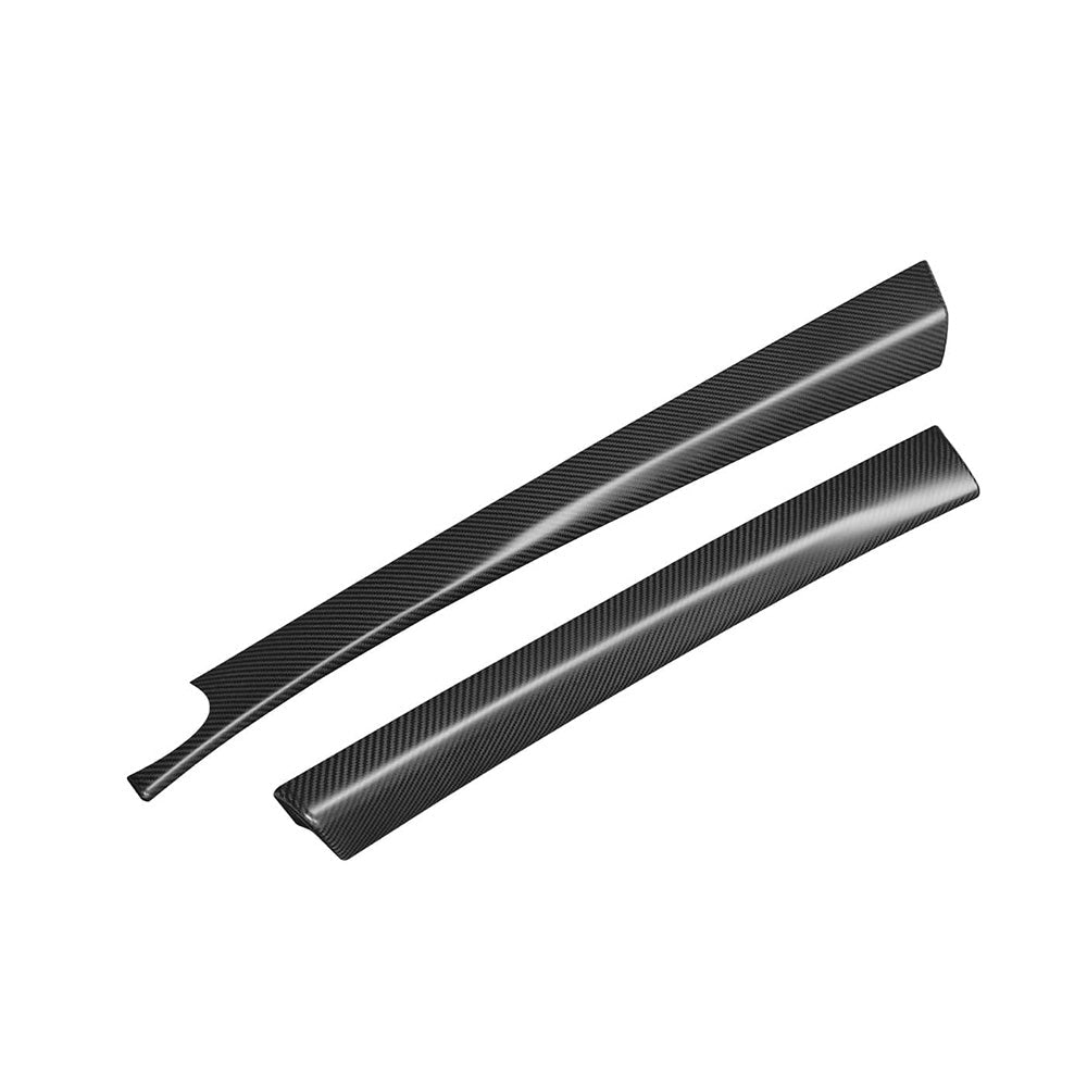 [Real Carbon Fiber] Front & Rear Door Upper Overlay Covers (4 PCS) for Tesla Model 3 Highland 2024+ - T-Launch