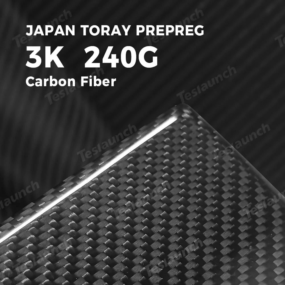 [Real Carbon Fiber] Glove Box Cover for Tesla Model Y Juniper 2025+ - T-Launch