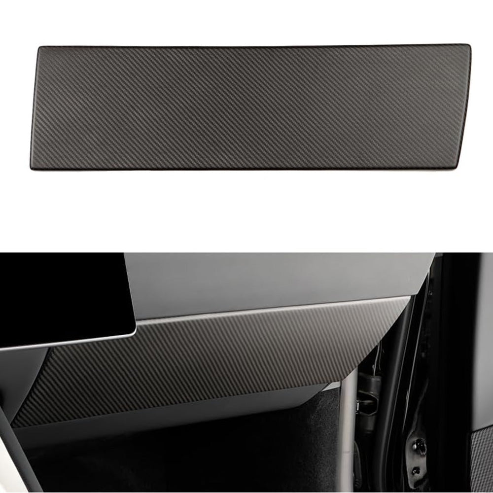 [Real Carbon Fiber] Glove Box Panel Cover for Tesla Model 3 Highland 2024+ - T-Launch
