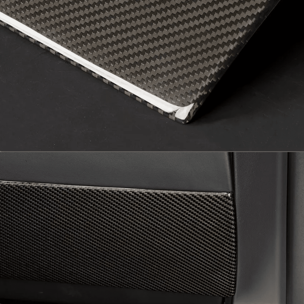 [Real Carbon Fiber] Glove Box Panel Cover for Tesla Model 3 Highland 2024+ - T-Launch