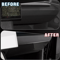 [Real Carbon Fiber] Glove Box Panel Cover for Tesla Model 3 Highland 2024+ - T-Launch