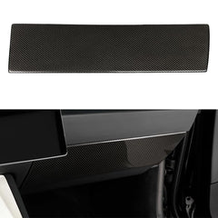 [Real Carbon Fiber] Glove Box Panel Cover for Tesla Model 3 Highland 2024+ - T-Launch