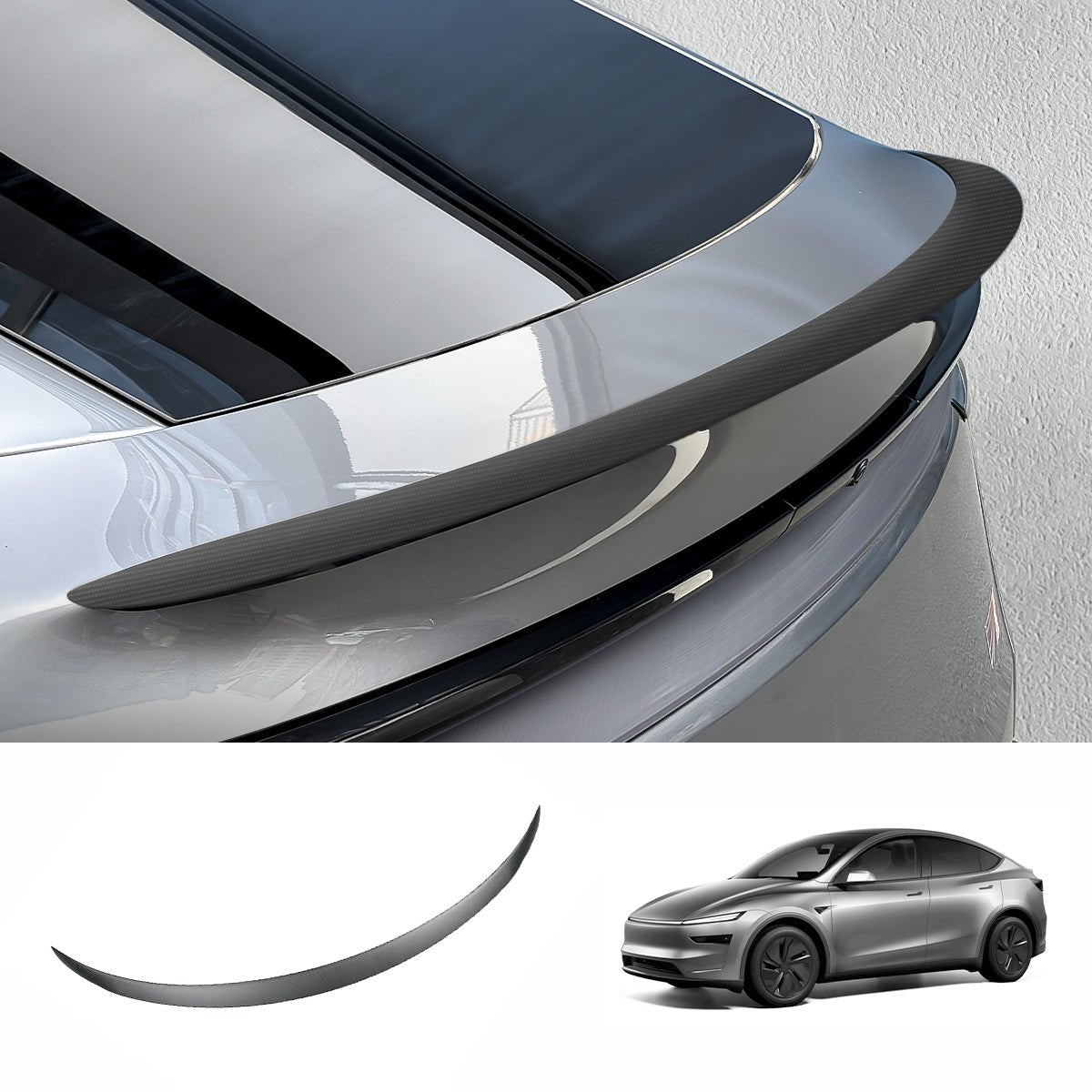 [Real Carbon Fiber] High-Performance Rear Spoiler for Tesla Model Y Juniper 2025+ - T-Launch