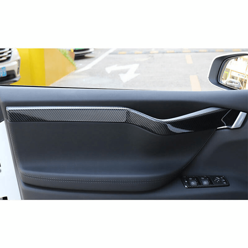 [Real Carbon Fiber] Inner Door Panel Trim Strips For Tesla Model X (2014-2020) - T-Launch