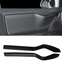 [Real Carbon Fiber] Inner Door Panel Trim Strips For Tesla Model X (2014-2020) - T-Launch