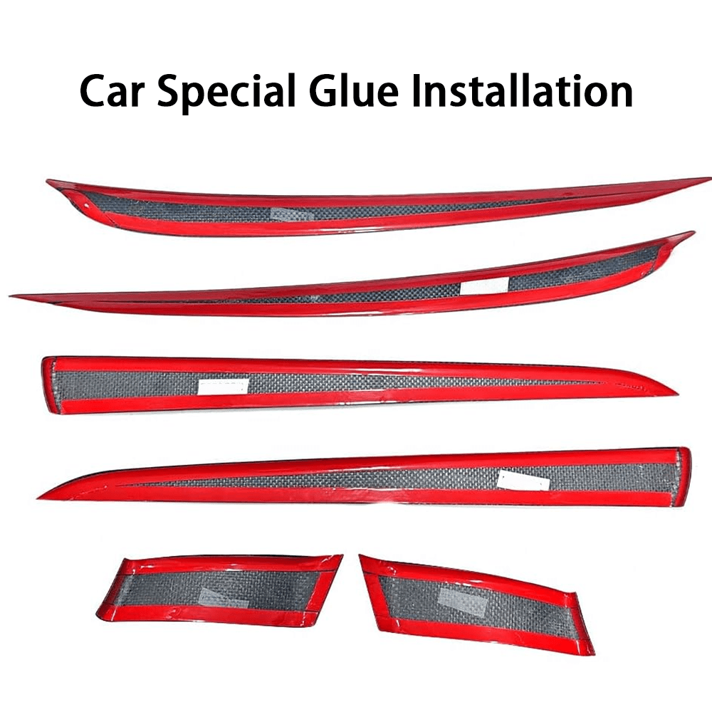 [Real Carbon Fiber] Inner Door Trim Cover for Tesla Model S 2022+ - T-Launch