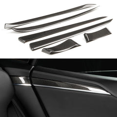 [Real Carbon Fiber] Inner Door Trim Cover for Tesla Model S 2022+ - T-Launch