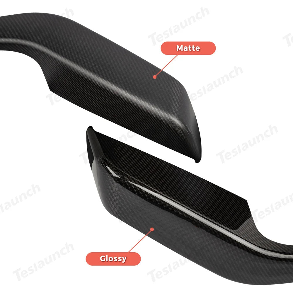 [Real Carbon Fiber] Interior Door Armrest Trim Covers for Tesla Model Y Juniper 2025+ (4PCS) - T-Launch