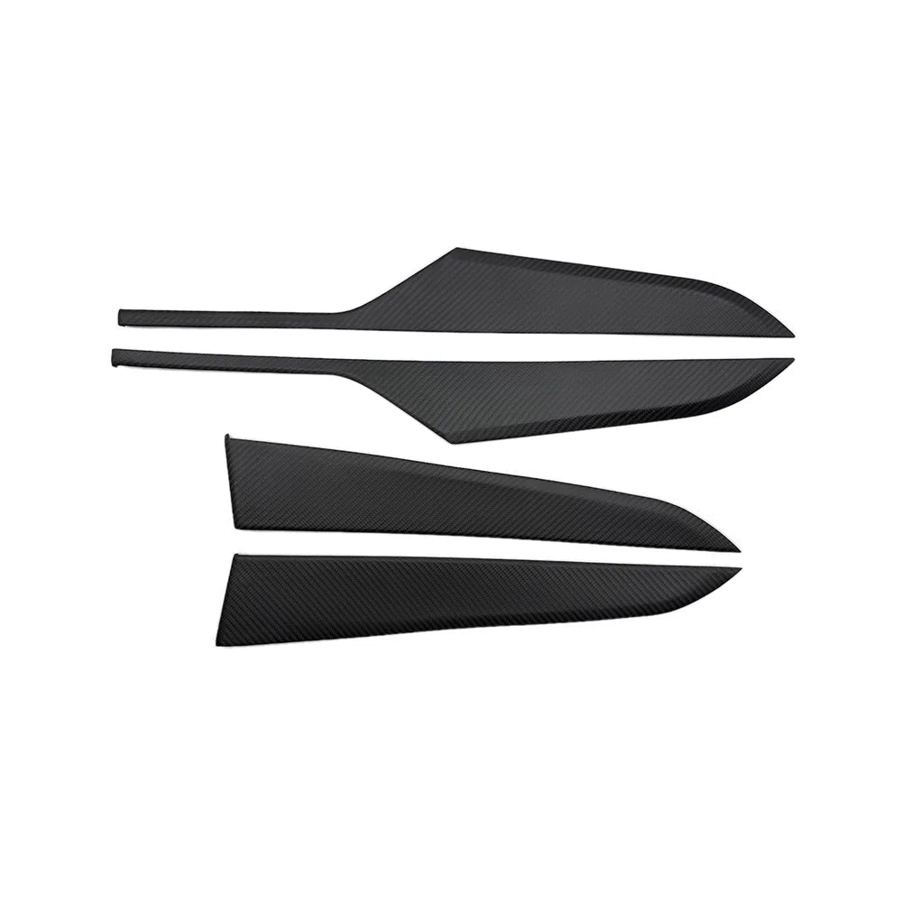 [Real Carbon Fiber] Interior Door Panel Trim Cover for Tesla Model Y Juniper 2025+ - T-Launch