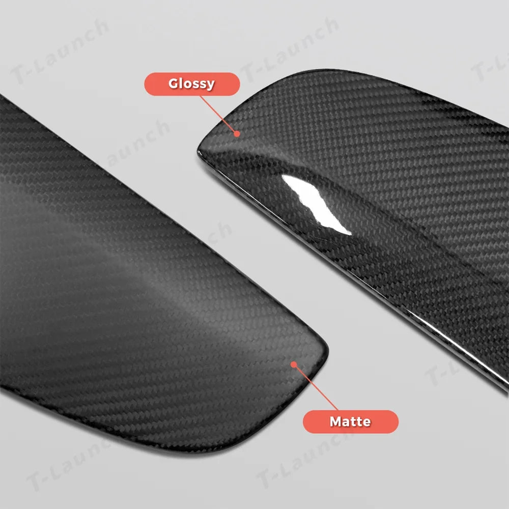 [Real Carbon Fiber] Interior Door Panel Trim Cover for Tesla Model Y Juniper 2025+ - T-Launch