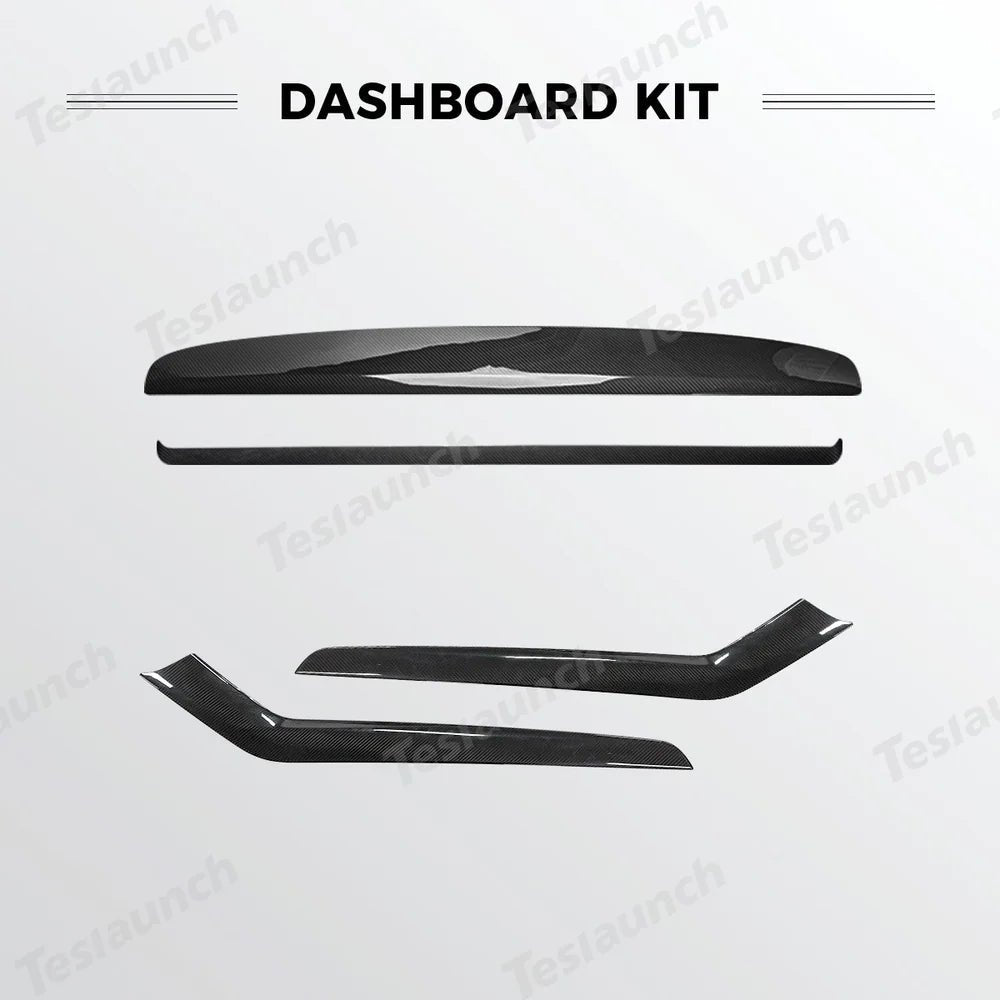 [Real Carbon Fiber] Interior & Exterior Upgrade Kit for Tesla Model Y Juniper 2025+ - T-Launch