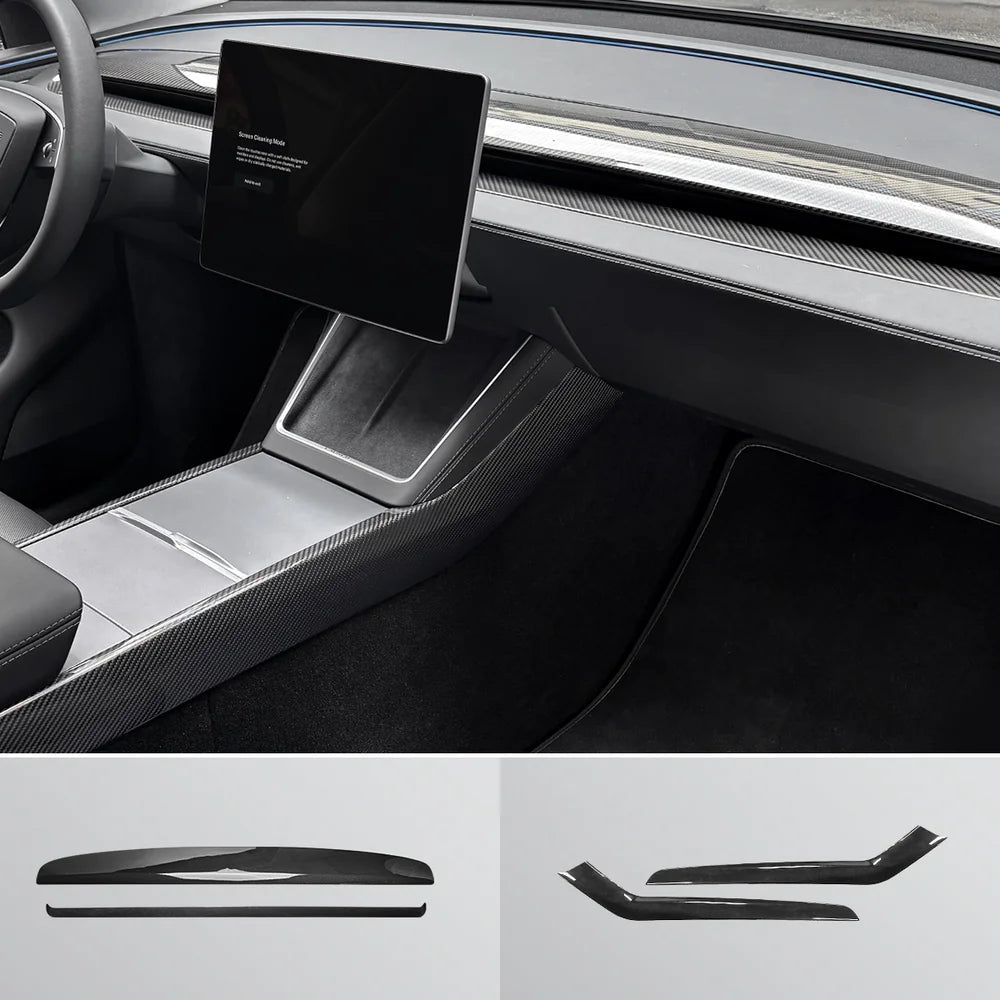 [Real Carbon Fiber] Interior & Exterior Upgrade Kit for Tesla Model Y Juniper 2025+ - T-Launch