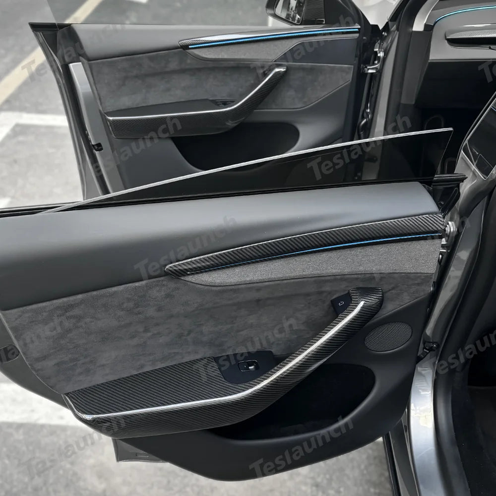 [Real Carbon Fiber] Interior & Exterior Upgrade Kit for Tesla Model Y Juniper 2025+ - T-Launch